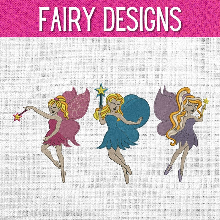 Fairy Embroidery Designs - Svg Ocean