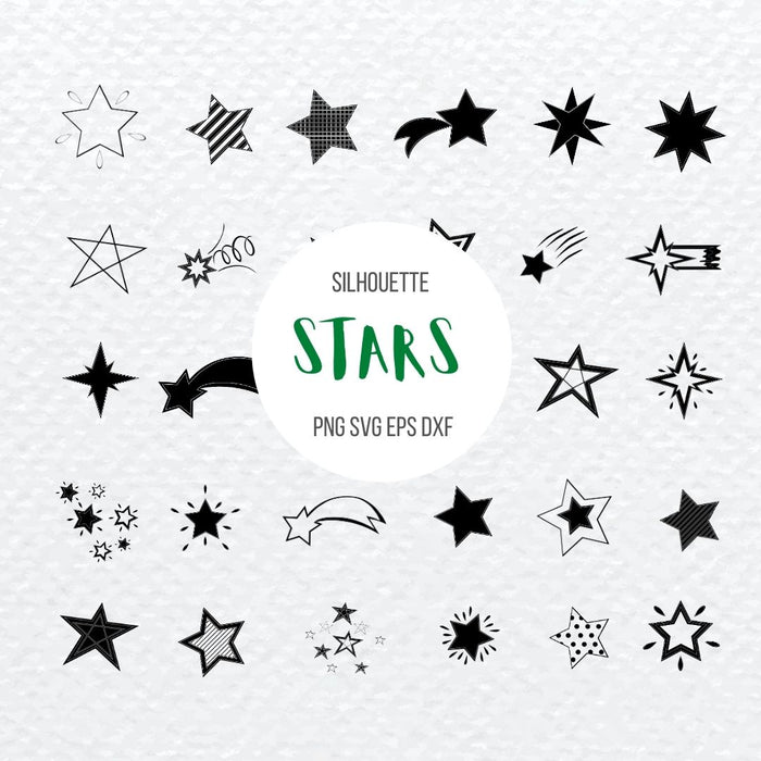 Stars Silhouette Bundle