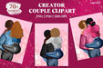 People Creator Couple Clipart PNG Bundle - svgocean