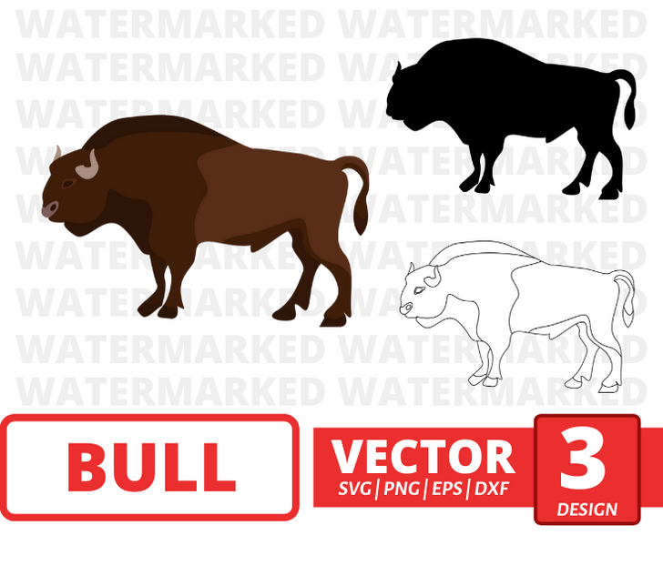Bull SVG bundle vector for instant download - Svg Ocean — svgocean