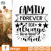 Family Forever For always And no matter What SVG vector bundle - Svg Ocean