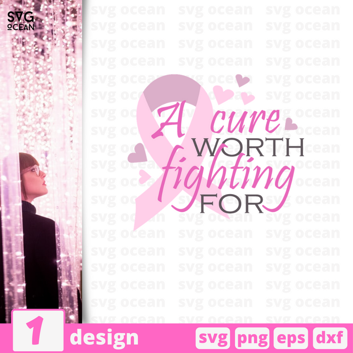 A cure worth fighting svg