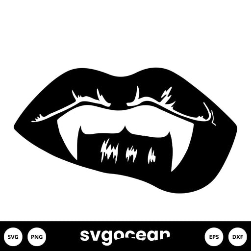 Vampire Lips Svg - Svg Ocean