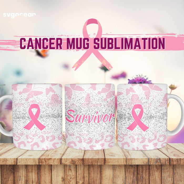Cancer Mug Sublimation Bundle - Svg Ocean