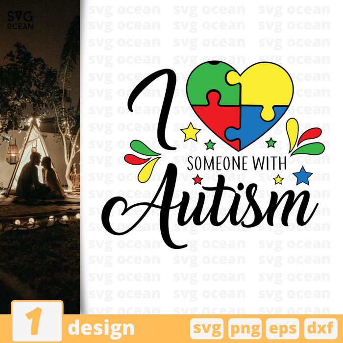 I love someone with autism SVG vector bundle - Svg Ocean