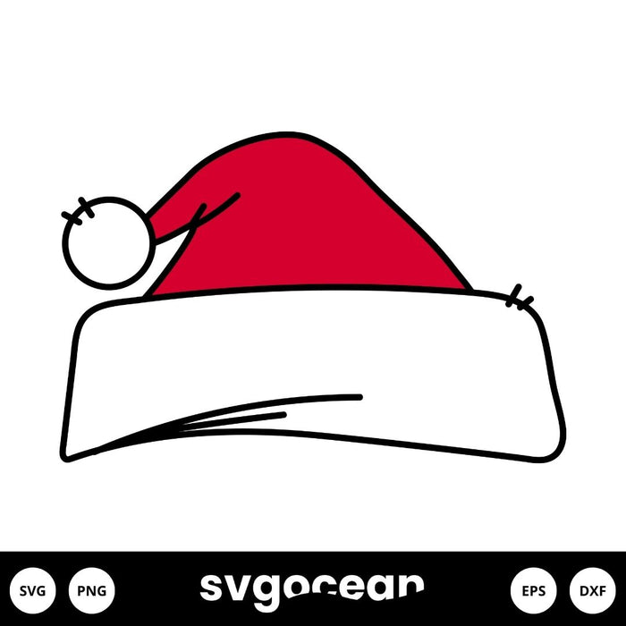 Santa Hat Svg - Svg Ocean