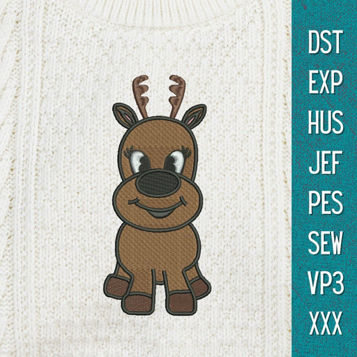 Deer Embroidery Designs - Svg Ocean