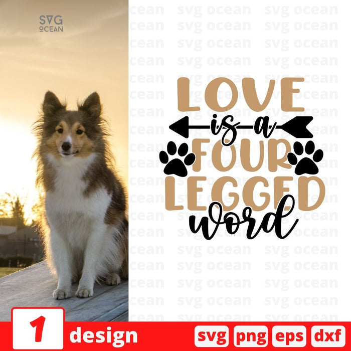 Love is a four lecced word