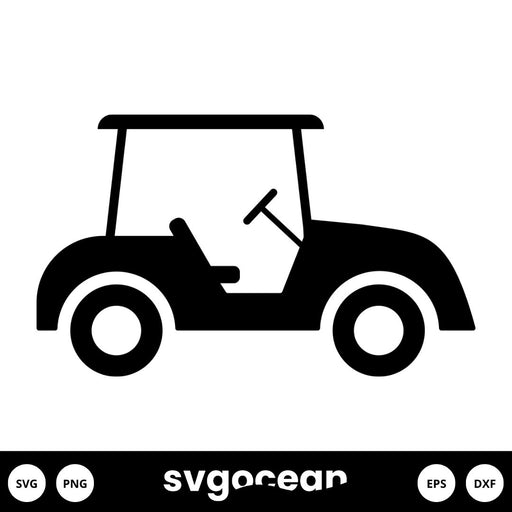 Golf Cart SVG - Svg Ocean