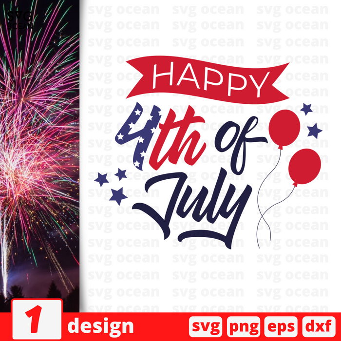 Happy 4th of July SVG vector bundle - Svg Ocean