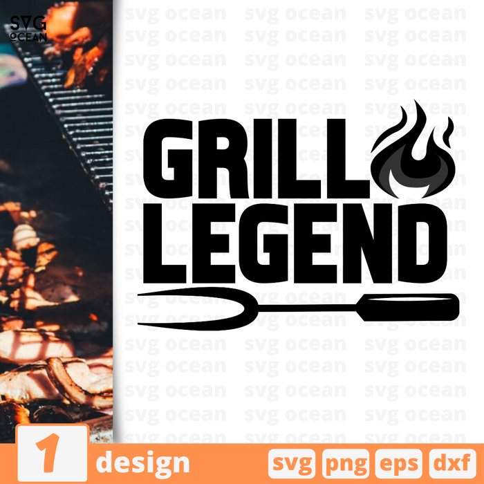 Grill Legend SVG vector bundle - Svg Ocean
