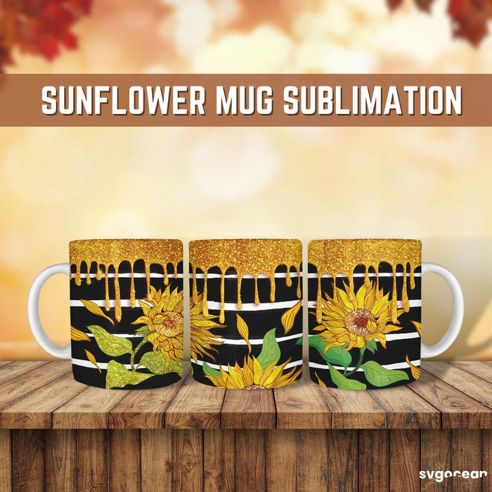 Sunflower Mug - Svg Ocean
