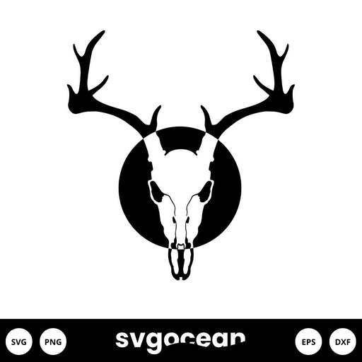 Deer Skull Svg - Svg Ocean