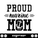 Proud Marine Mom SVG - Svg Ocean
