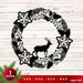 Christmas Wreath Silhouette - Svg Ocean