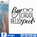 Bye school hello pool SVG vector bundle - Svg Ocean