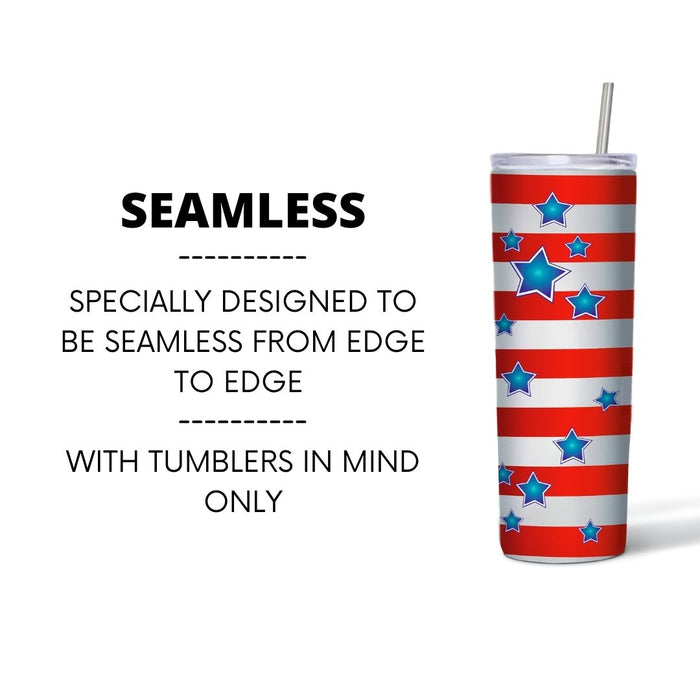 Born in the USA Tumbler Sublimation
