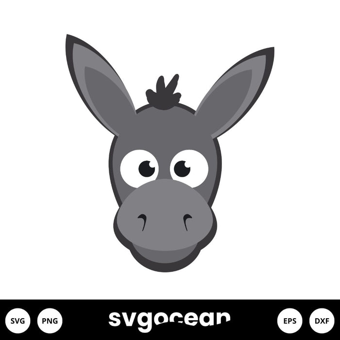 Donkey Svg - Svg Ocean