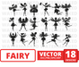 Fairy silhouette svg
