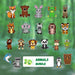 3D Animals SVG Bundle