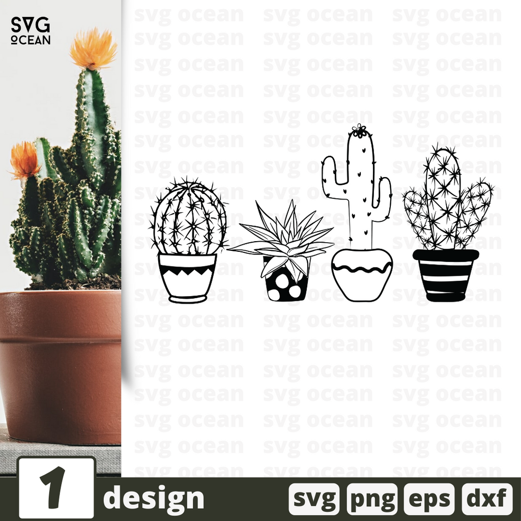 FREE Cactus SVG file for cricut