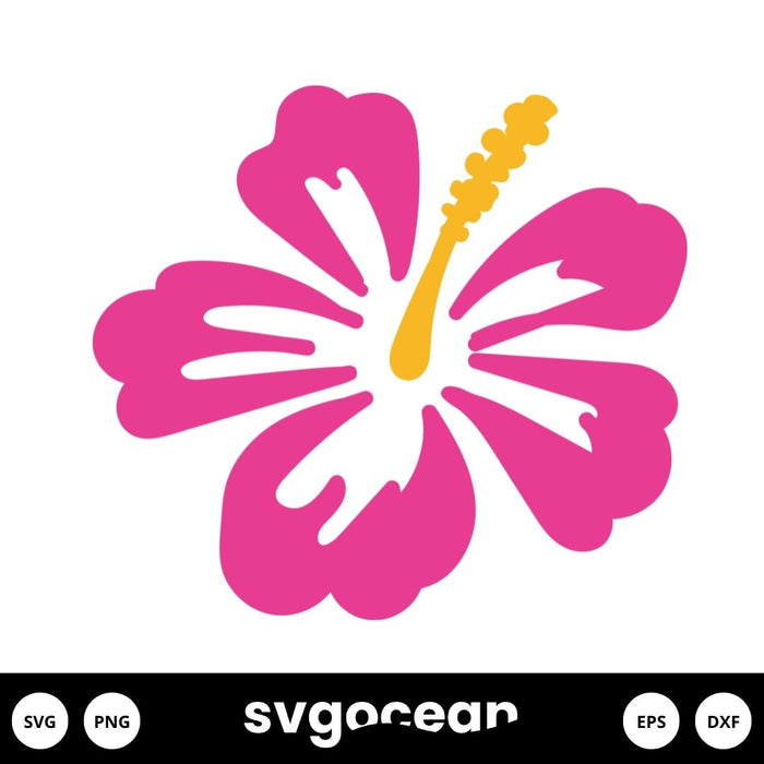 Hawaiian Flower SVG Free - Svg Ocean