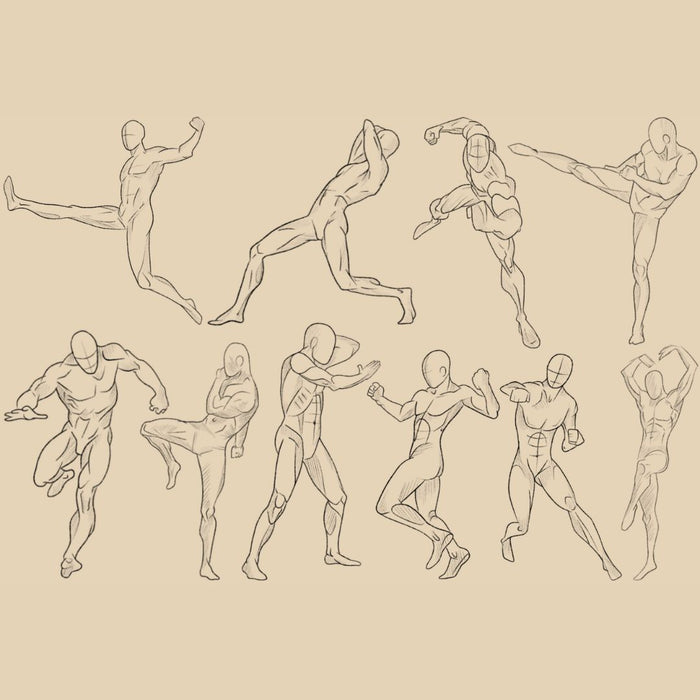 male action pose Archives - Draw it, Too!