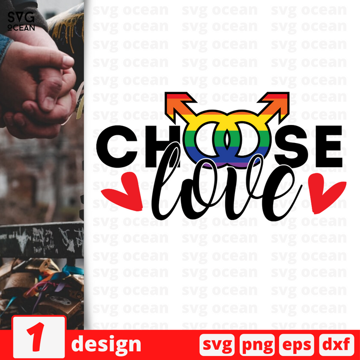 Choose love SVG vector bundle - Svg Ocean