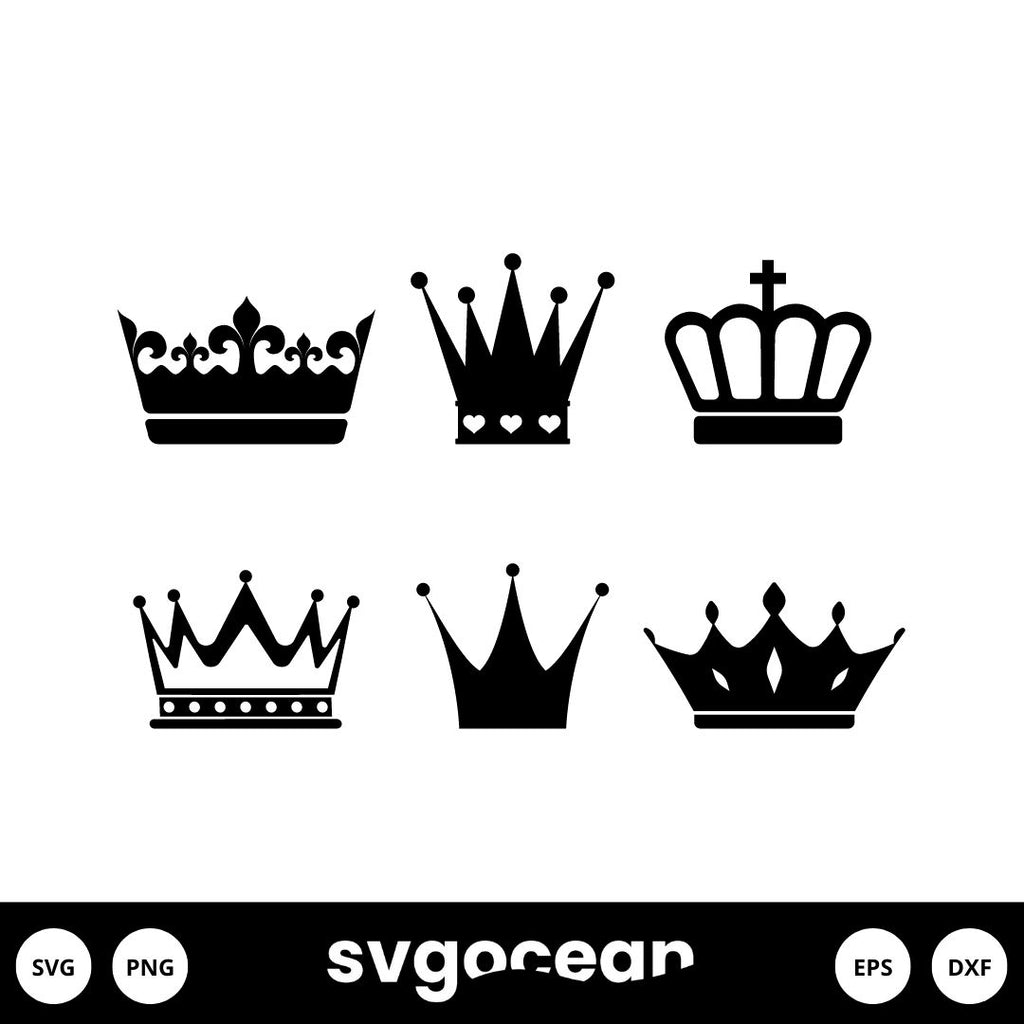 Paper Crown Template By SvgOcean