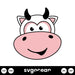 Cute Cow Svg - Svg Ocean