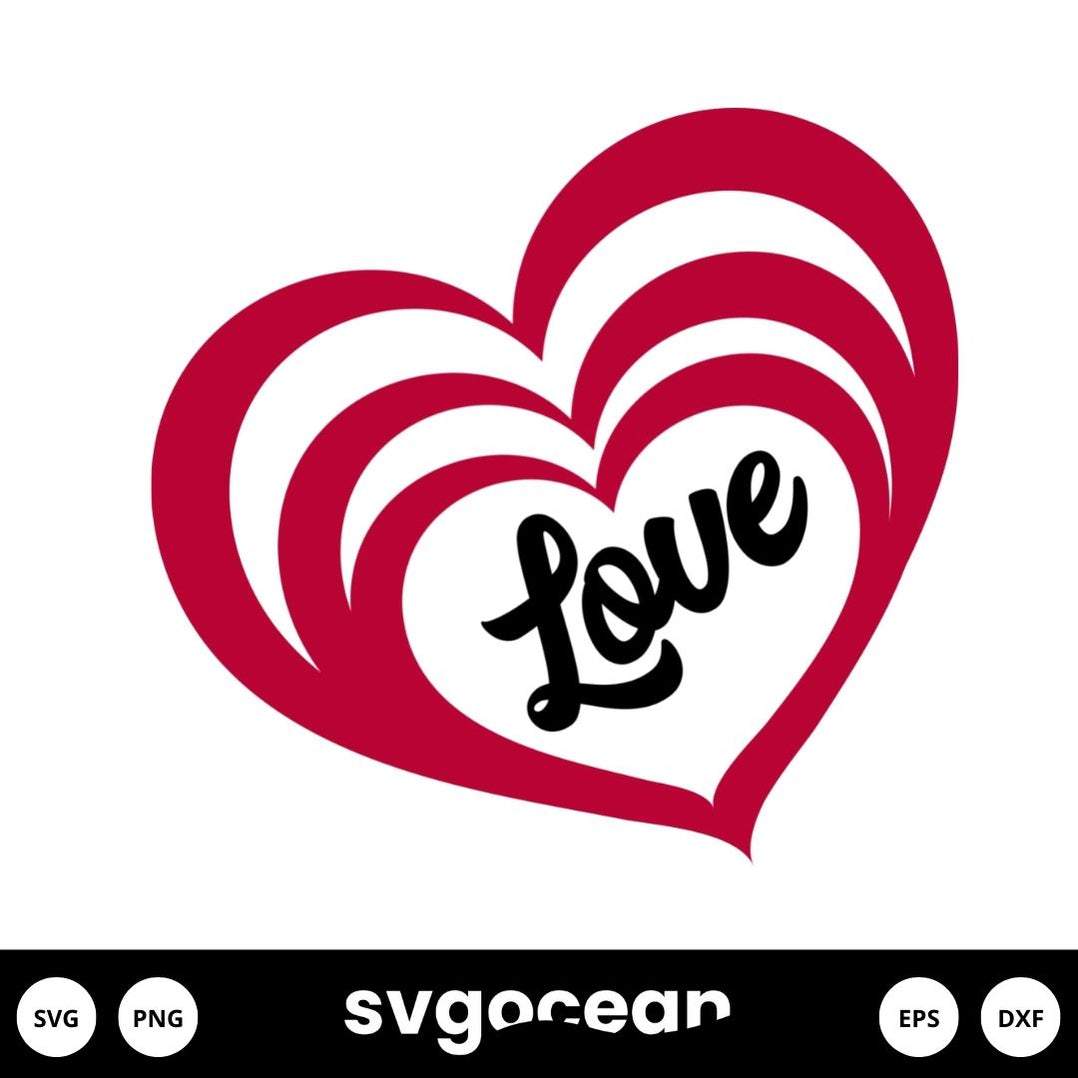 Valentine Heart Svg vector for instant download - Svg Ocean — svgocean