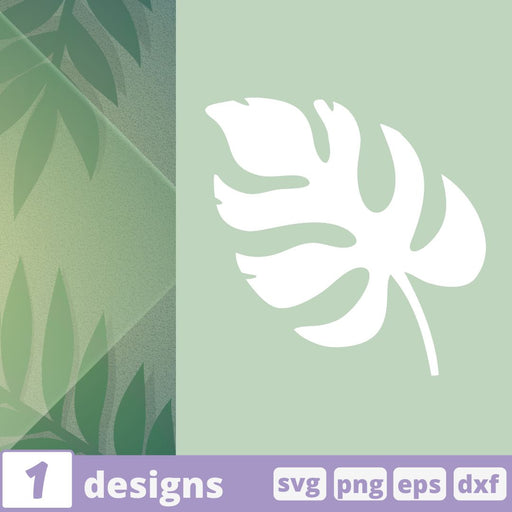 Tropical Leaf SVG Cut File - Svg Ocean