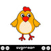 Cute Chicken Svg - Svg Ocean