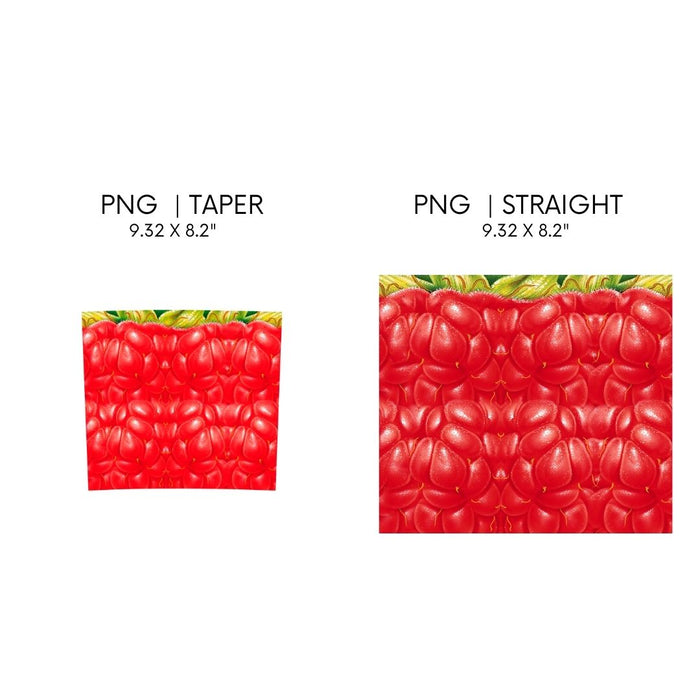Raspberries Tumbler Sublimation