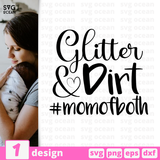 Glitter & Dirt  # momofboth SVG vector bundle - Svg Ocean