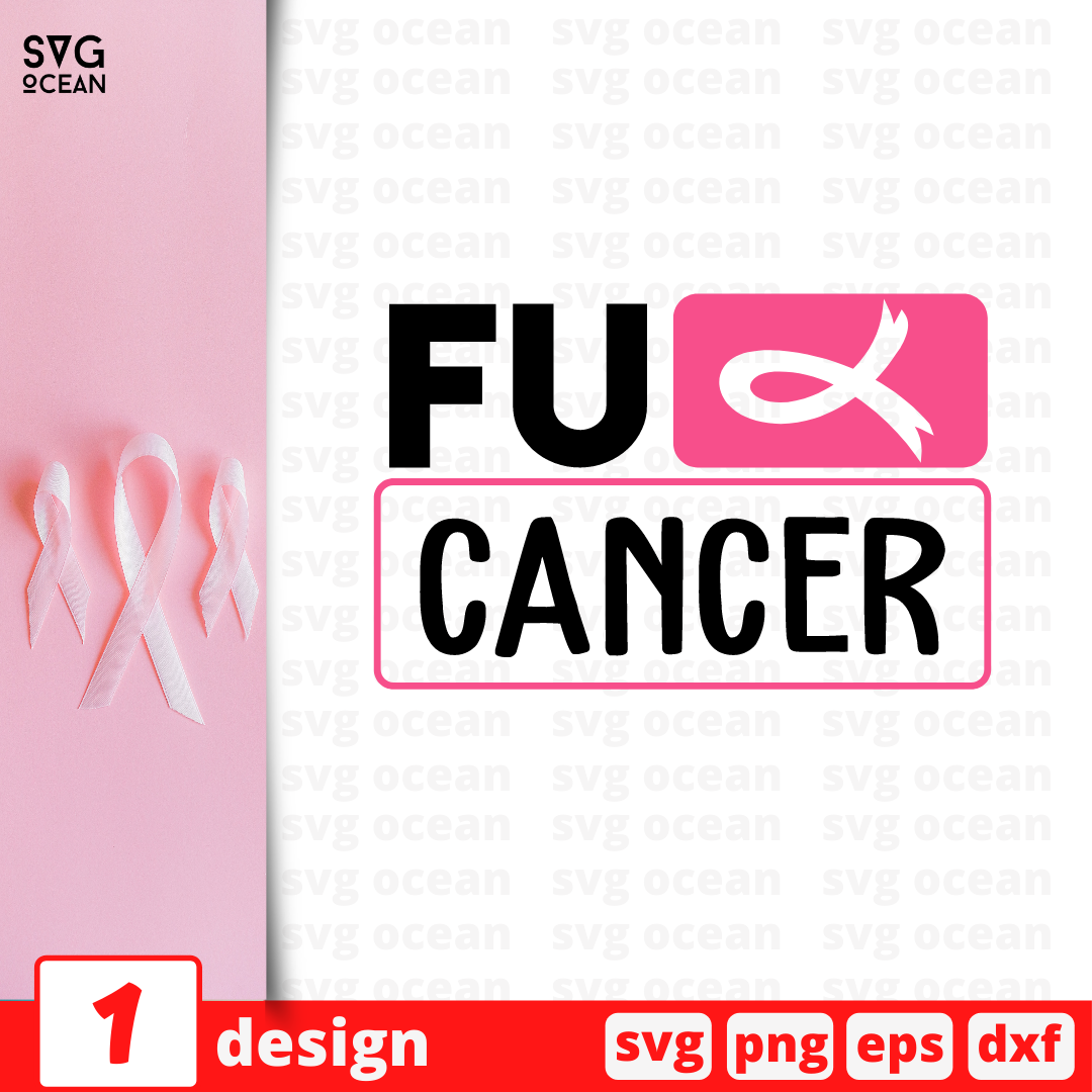 Fu Cancer Sign FU Cancer SVG Cut File vector for instant download - Svg Ocean — svgocean
