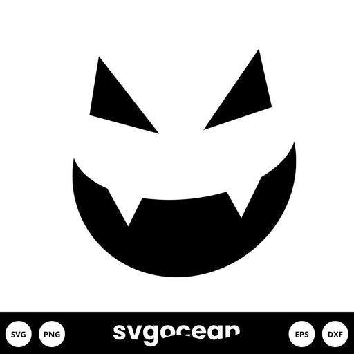 Pumpkin Faces Svg - Svg Ocean