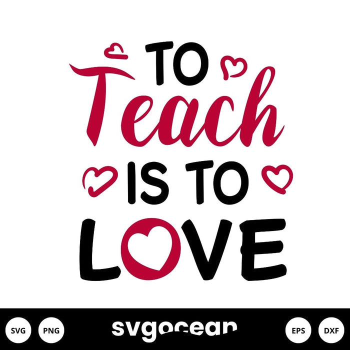 Teacher Valentines Svg - Svg Ocean