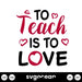 Teacher Valentines Svg - Svg Ocean