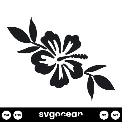 Hibiscus Flower SVG - Svg Ocean