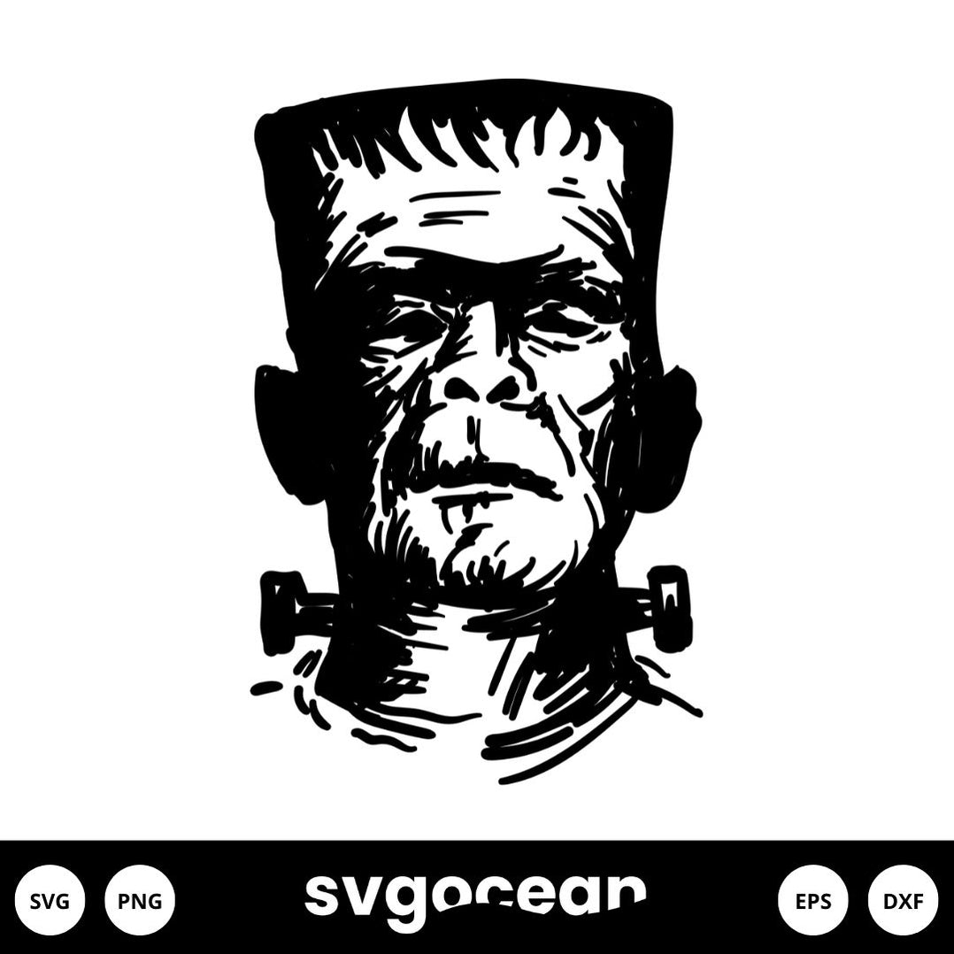 Frankenstein Svg vector for instant download - Svg Ocean — svgocean