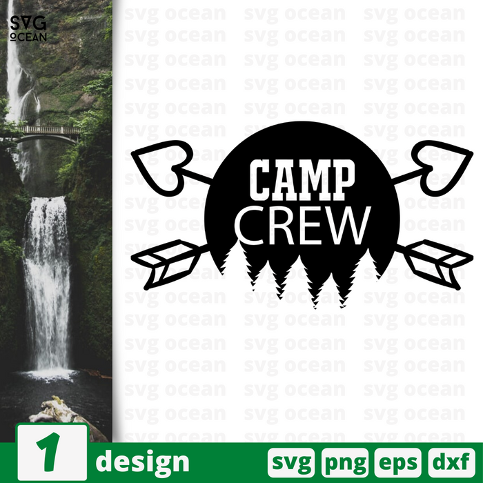 Camp crew SVG vector bundle - Svg Ocean
