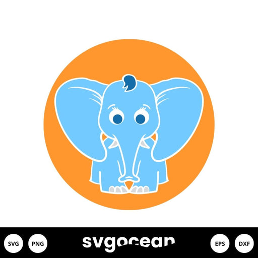 Cute Elephant Svg - Svg Ocean