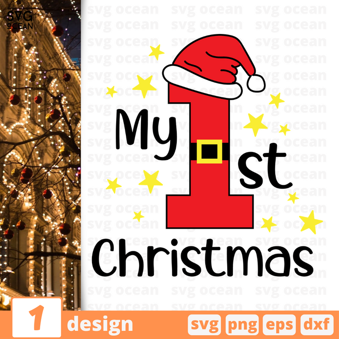 My first Christmas SVG vector bundle - Svg Ocean