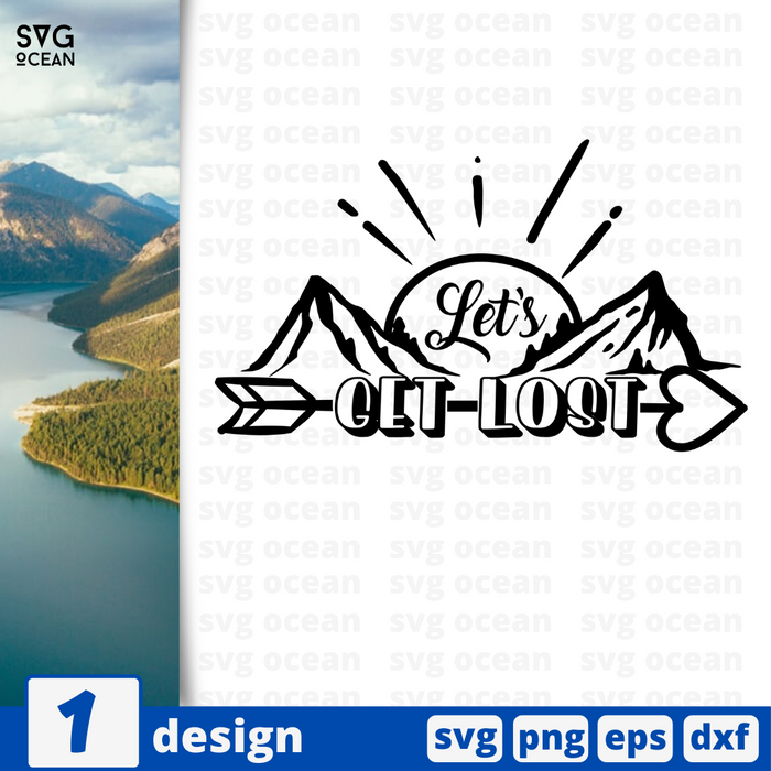 Lets get lost SVG vector bundle - Svg Ocean