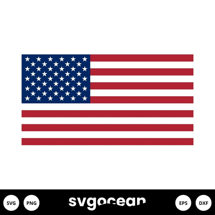 American Flag Free SVG - Svg Ocean