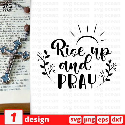Rise up and pray SVG vector bundle - Svg Ocean