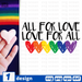 All for love Love for all SVG vector bundle - Svg Ocean