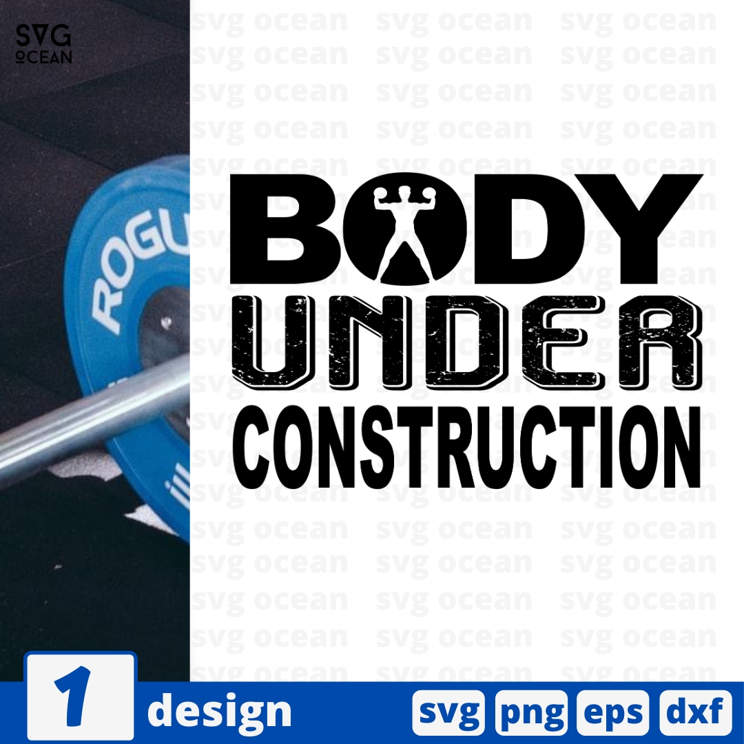 Body under construction SVG bundle vector for instant download Svg