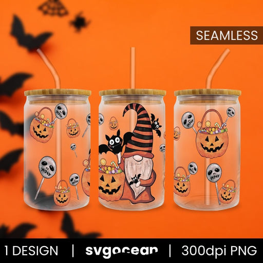 Halloween Can Glass PNG - Svg Ocean